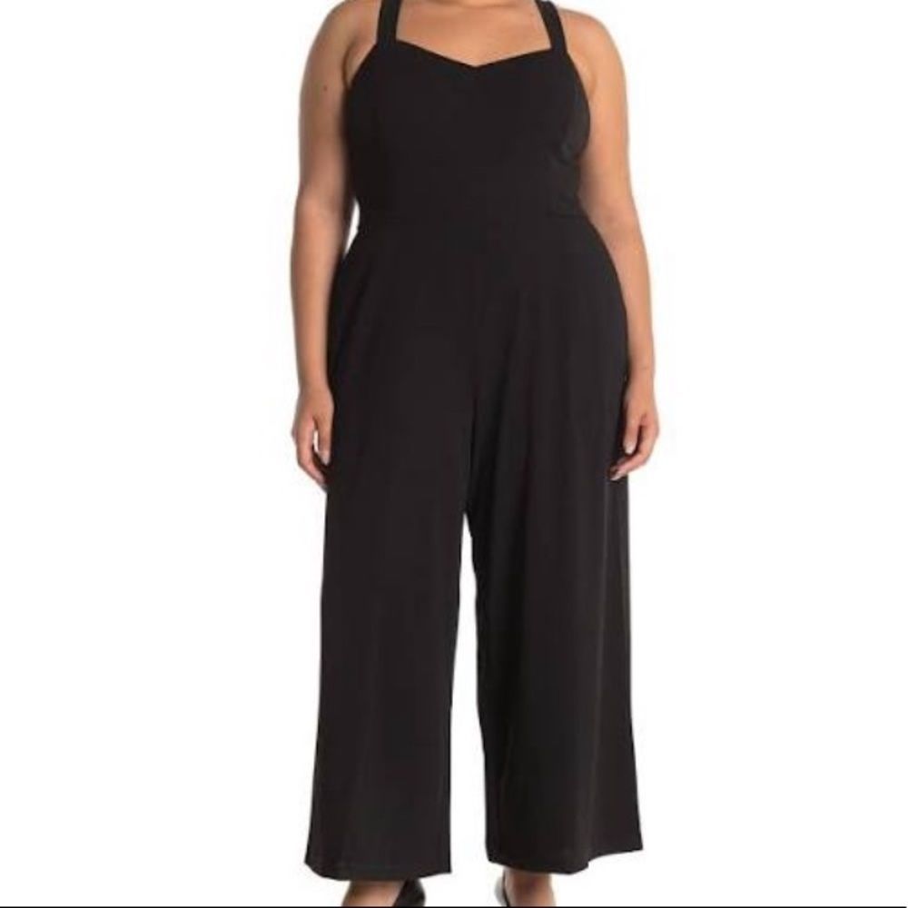 RACHEL Rachel Roy Black Halter Jumpsuit